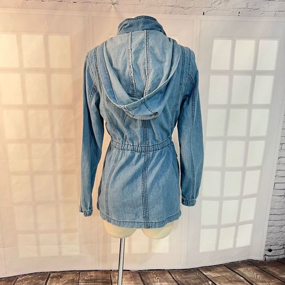 Ashley Vintage charm Windsor Carpe Denim Anorak jacket size medium - Picture 8 of 13